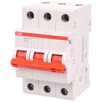 Трехполюсной рубильник ABB SHD203/63 2CDD273111R0063