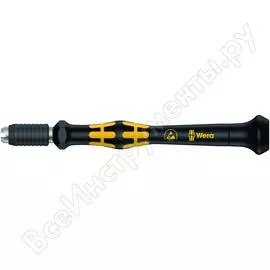 Ручка-держатель антистатическая для насадок wera 1013 kraftform micro esd we-300004