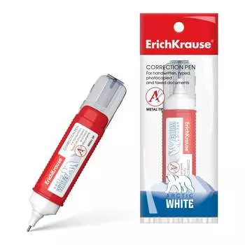Ручка-корректор ErichKrause Arctic white 14097