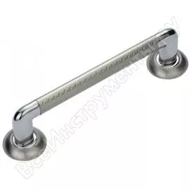Ручка скоба мсм b419 sn/cp матовый никель/хром 00000001533