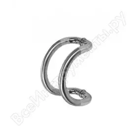 Ручка скоба мсм bs1-20 sn/cp матовый никель/хром 00000002644