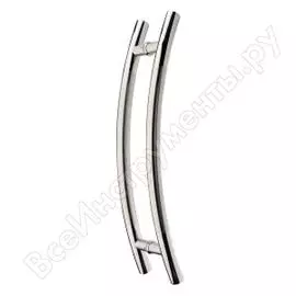 Ручка скоба мсм bs3-60 sn/cp матовый никель/хром 00000002646