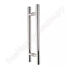 Ручка скоба мсм bs7-30 sn/cp матовый никель/хром 00000001591