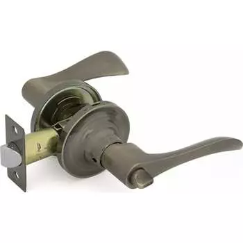 Ручка-защелка Фабрика замков 3201 AB BK СТ-00000665