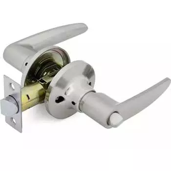 Ручка-защелка Фабрика замков 3502E SN BK СТ-00001332