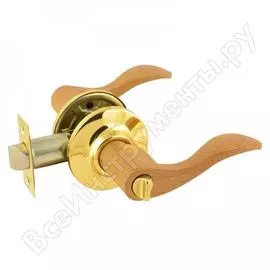 Ручка-защелка нора-м дерево бук/золото зв1-03 фикс. 5079