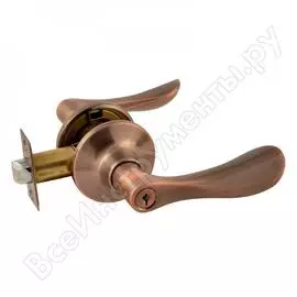 Ручка-защелка нора-м есо стар.медь зв3-01-э ключ/фикс. 14047