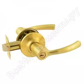 Ручка-защелка нора-м new мат.золото тт1-01 ключ/фикс. 15792