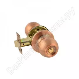 Ручка-защелка нора-м new стар.медь зш-01 ключ/фикс. 15684