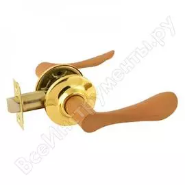 Ручка-защелка нора-м св.дерево/золото зв3-05 5136