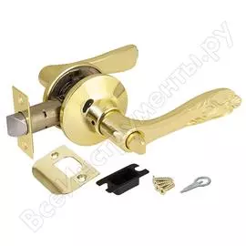 Ручка защелка punto 6033 pb-b фик. золото 36781