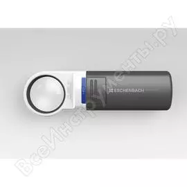 Ручная асферичная лупа со светодиодной подсветкой eschenbach 35 мм, 7.0х28.0 дптр 15117