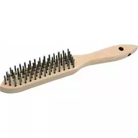 Ручная стальная пятирядная щетка-крацовка Brinko