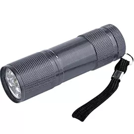 Ручной фонарь in home fla 61s, 9led, 3ааа, алюминий, серый 4690612031729