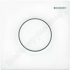 Ручной пневмопривод смыва geberit 116.011.11.5 hytroniс смывная клавиша sigma 01, для писсуара, белый 00000024593