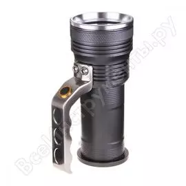 Ручной светодиодный фонарь elektrostandard fls12-15,5-7w 300m chc темно-серый agent a029219