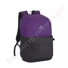 Рюкзак rivacase signal laptop backpack violet/black 20л, 15.6" 5560violet
