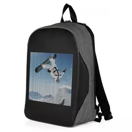 Рюкзак roadlike led, серый 311722