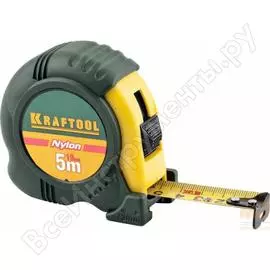 Рулетка с нейлоновым покрытием, 5м / 19мм kraftool 34122-05-19_z01