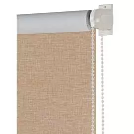 Рулонная штора ПраймДекор Blackout Рогожка 8037091