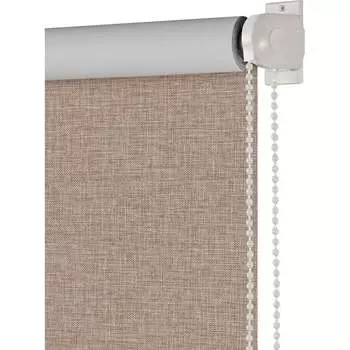 Рулонная штора ПраймДекор Blackout Рогожка 8052092