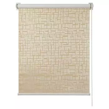 Рулонная штора ПраймДекор Blackout Лабиринт