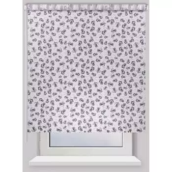 Рулонная штора PRAKTO PRINT 180x175 см, Сосна, белый 9403221522