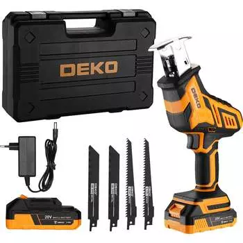Сабельная аккумуляторная пила DEKO DKRS20-Li-ion 085-1070