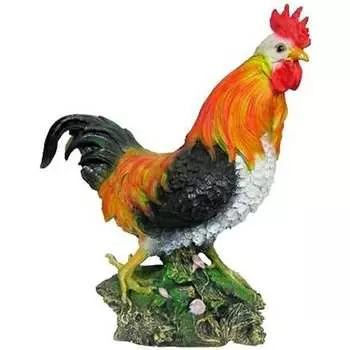Садовая фигура ФлораПласт Петух на цветочках 67826