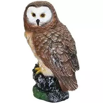 Садовая фигура ФлораПласт Сова на камне САД 67827