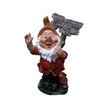 Садовая фигурка PARK Гном с табличкой WELCOME 169411