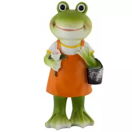 Садовая фигурка park лягушка с ведерком 169315