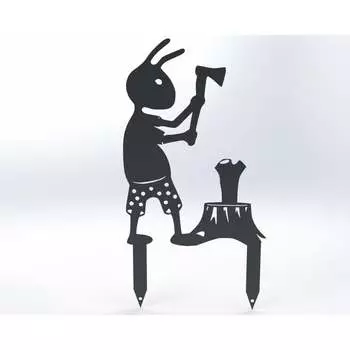 Садовая металлическая фигурка ООО Металекс Модель 3 115015