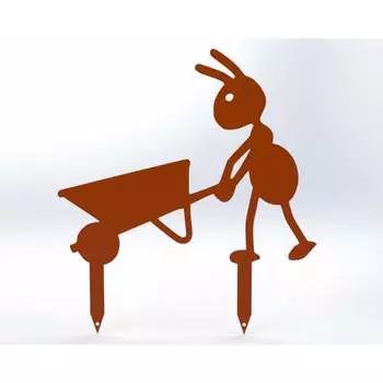 Садовая металлическая фигурка ООО Металекс Модель 5 115026