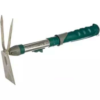 Садовая мотыжка raco прямое лезвие / 2 зубца, коннекторная система, 32см 4205-53516