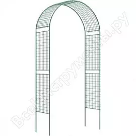 Садовая разборная арка Без бренда Сетка широкая 69124