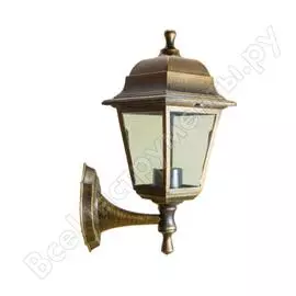 Настенный четырехгранный садово-парковый светильник ЭРА НБУ 0460001 Леда Б0048112