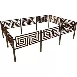 Садовое ограждение Delta-Park Сиртаки SI450-1Br sirtaki_04