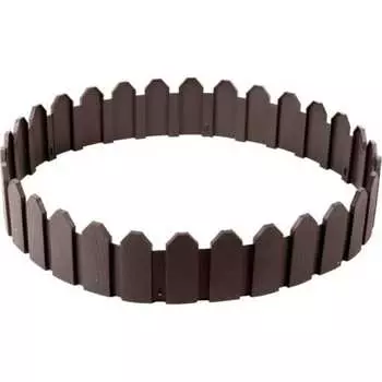 Садовое ограждение МАСТЕРСАД ДЧН-корич