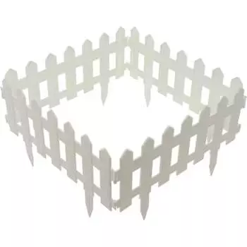 Садовое ограждение МАСТЕРСАД ПЛСД-бел