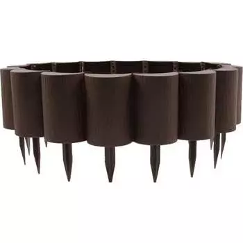 Садовое ограждение МАСТЕРСАД КНСТР15-корич