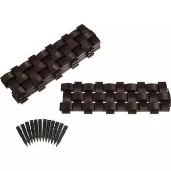 Садовое ограждение МАСТЕРСАД ПЛТ-корич