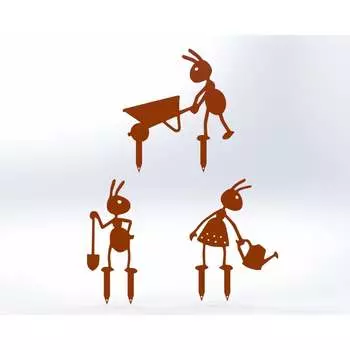 Садовые металлические фигурки ООО Металекс Тип 2 115021