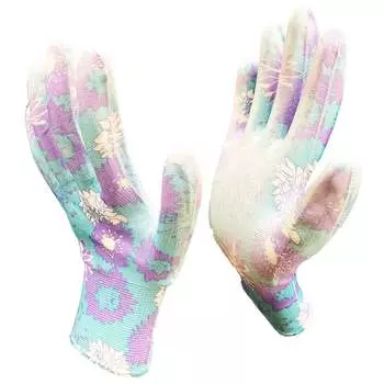 Садовые нейлоновые перчатки Master-Pro® ЭДЕЛЬВЕЙС 3111-NPU-Es-10