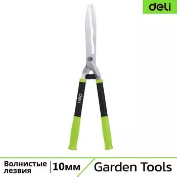 Садовые ножницы DELI dl2806 520 мм, сталь 55с, максимальный диаметр реза 10 мм 114791