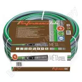 Садовый армированный шланг для полива almaplast metasteel 3/4", 50 м, 5 слоев 00800190500