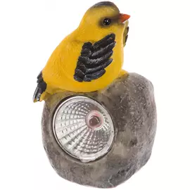 Садовый фонарь чудесный сад 301 птица светодиодный на солнечной батарее, полирезина 4606400627005