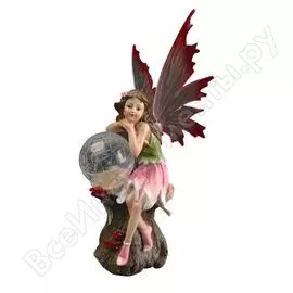 Садовый фонарь чудесный сад 645 фея оливия светодиодный на солнечной батарее, полирезина 4606400627050