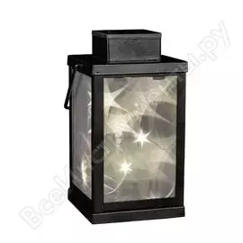 Садовый фонарь чудесный сад паутинка белая 3d металл/матовое стекло на солнечной батарее 4606400055808