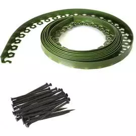 Садовый пластиковый бордюр ГеоПластБорд Манго GPBG38.10.30.Gr